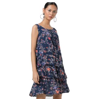 TRENDS Floral Print Tiered Shift Dress at Rs.559